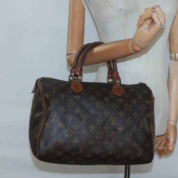 LOUIS VUITTON Monogram Speedy 30 Hand Bag M41526 LV Auth fm4805 - Picture 1 of 16
